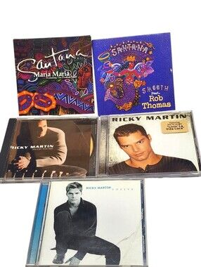 5pc CD Set - Santana & Ricky Martin